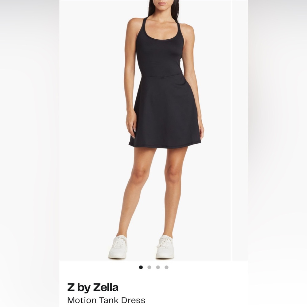 Z by Zella Black Motion Tank Dress
